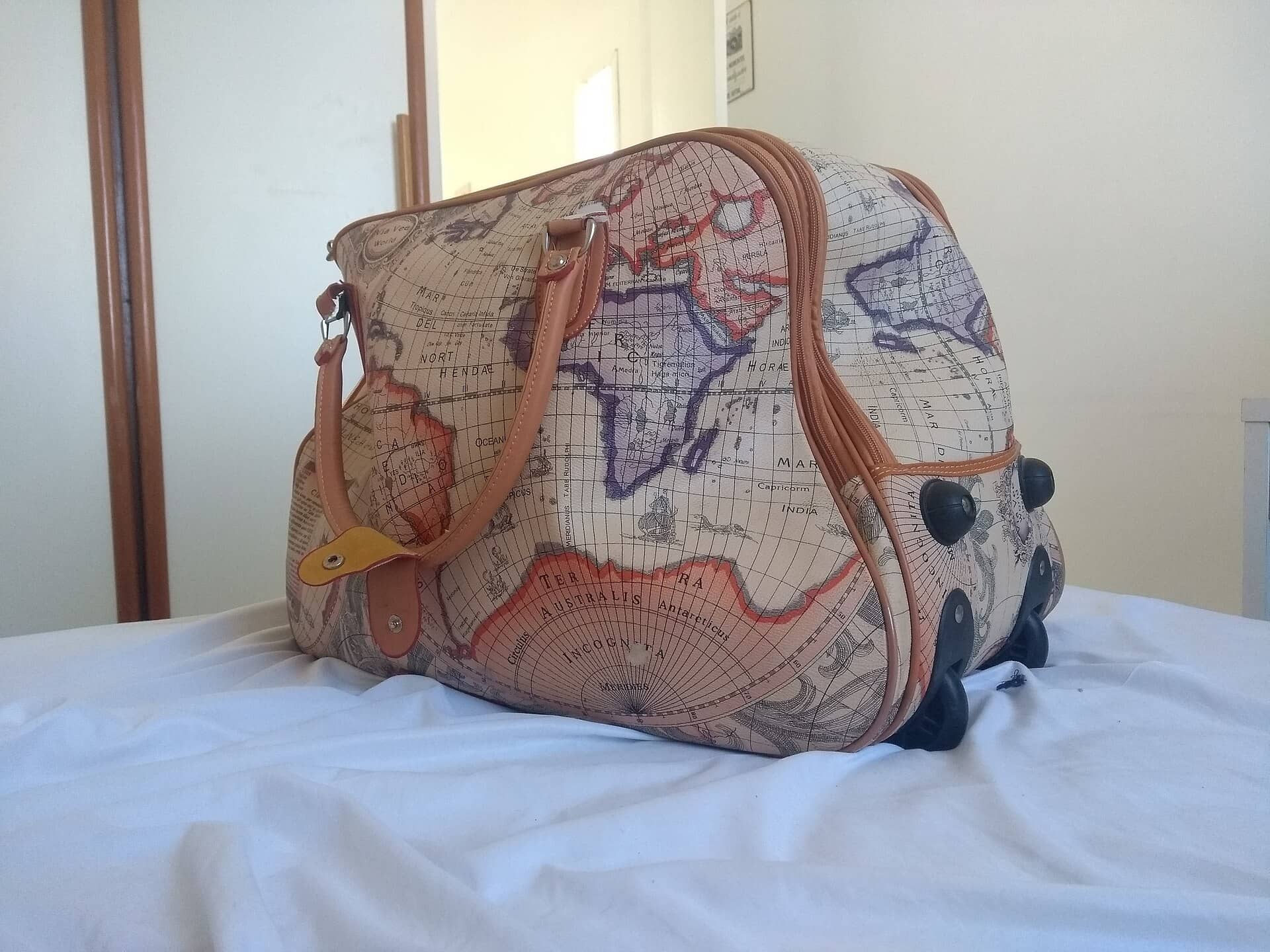 Nécessaire de beleza em viagem