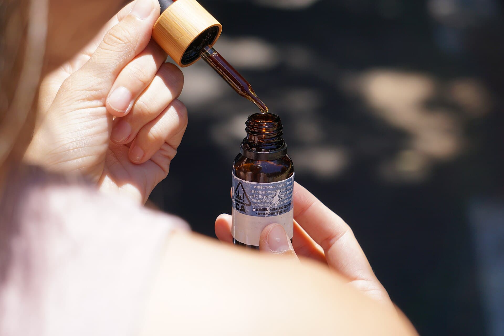 Frasco de sérum facial