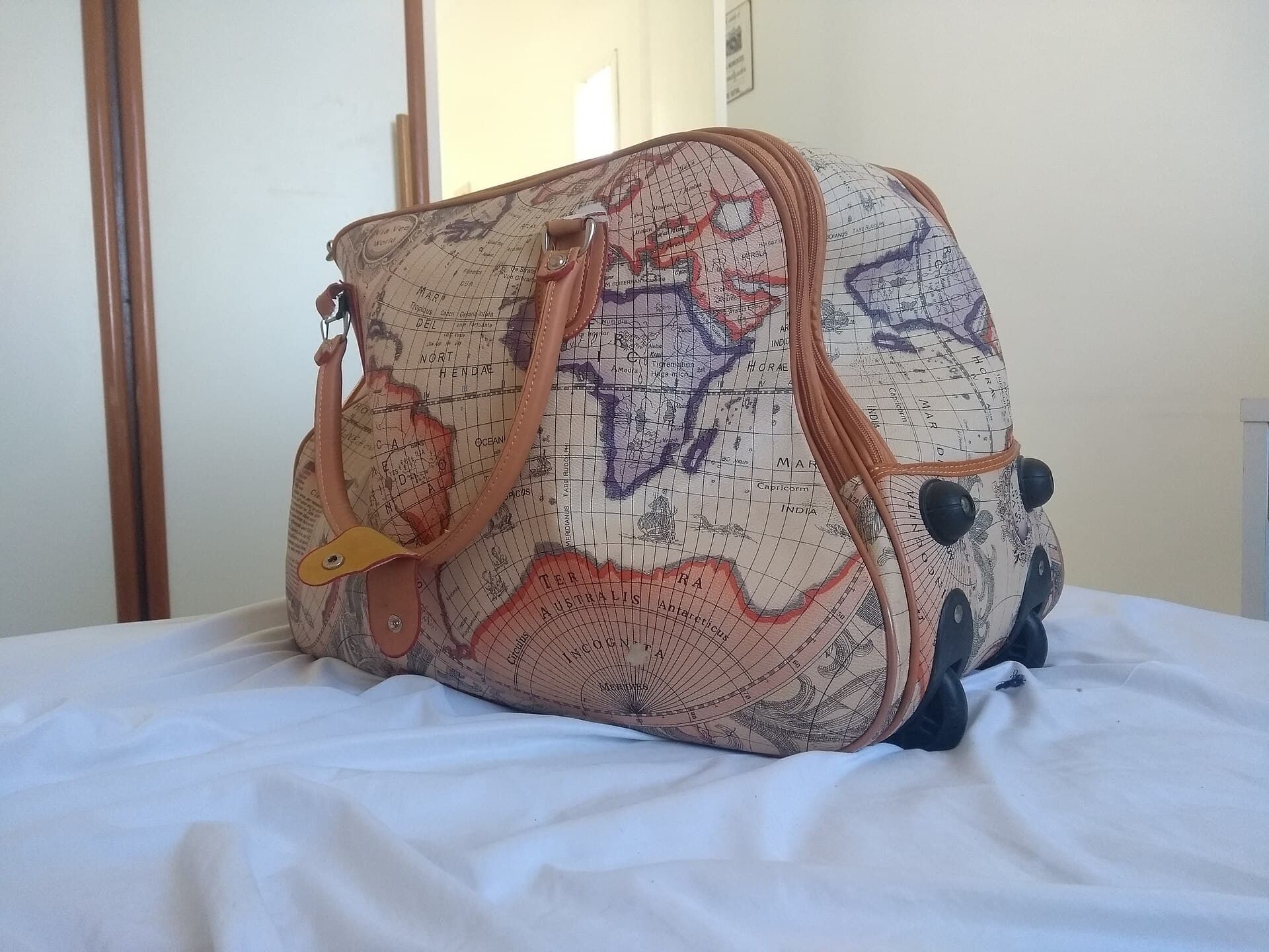 Nécessaire de beleza em viagem